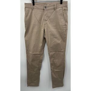 Bird Dogs Pants Men 34x32 Khaki unLined Performance Golf Boom For Your Boomstick